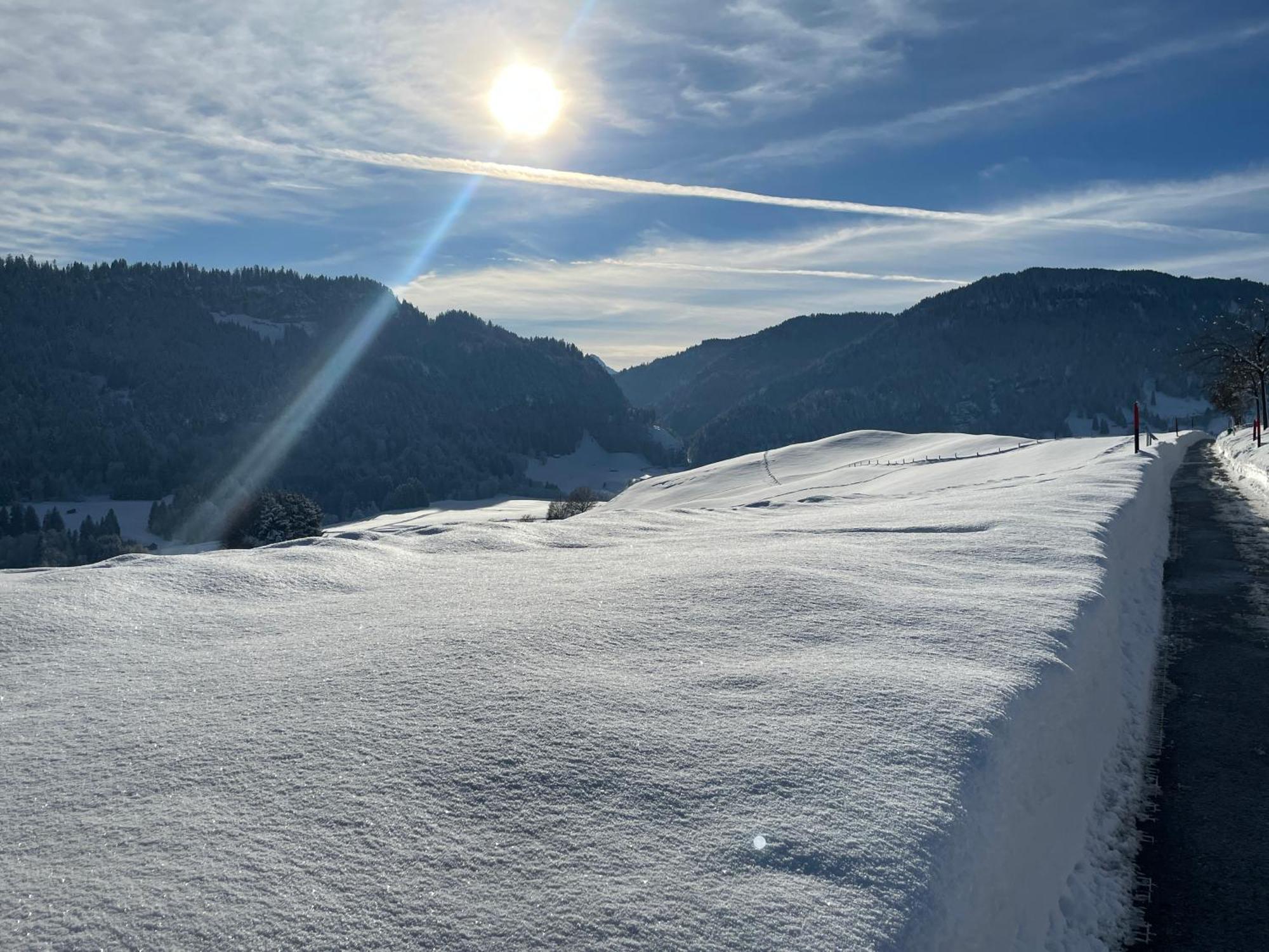 Hotel Garni Oberdorfer Stuben Obermaiselstein Exteriör bild