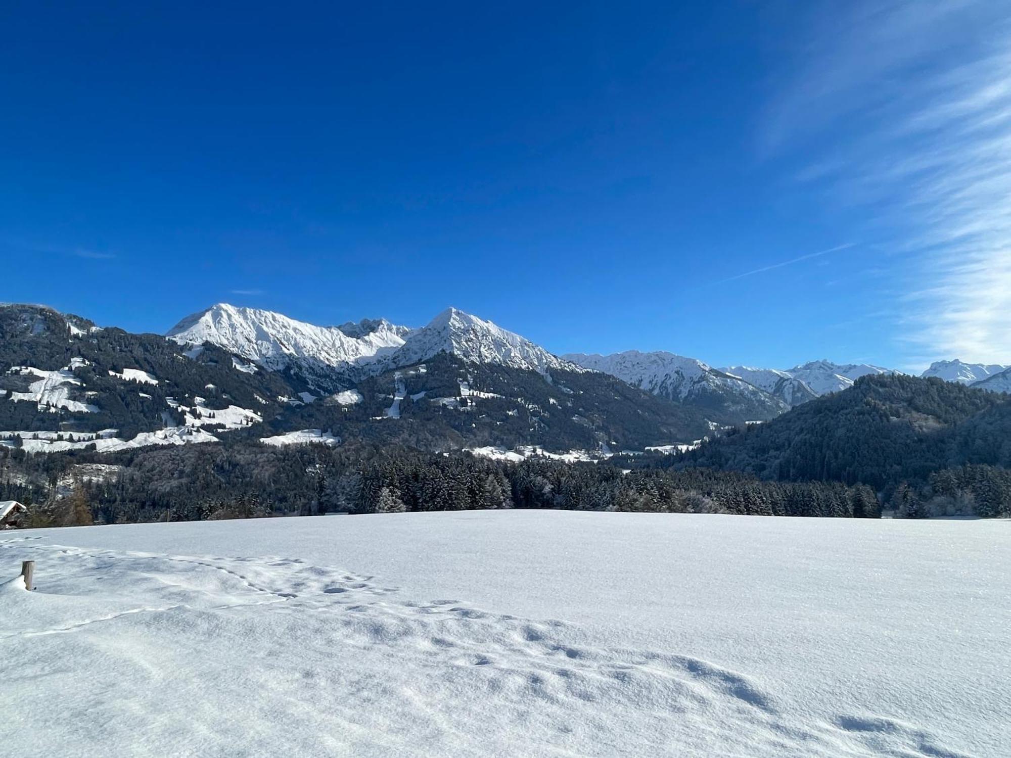 Hotel Garni Oberdorfer Stuben Obermaiselstein Exteriör bild