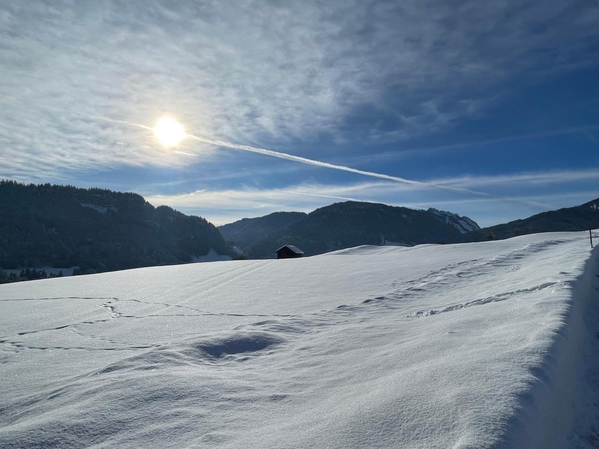 Hotel Garni Oberdorfer Stuben Obermaiselstein Exteriör bild