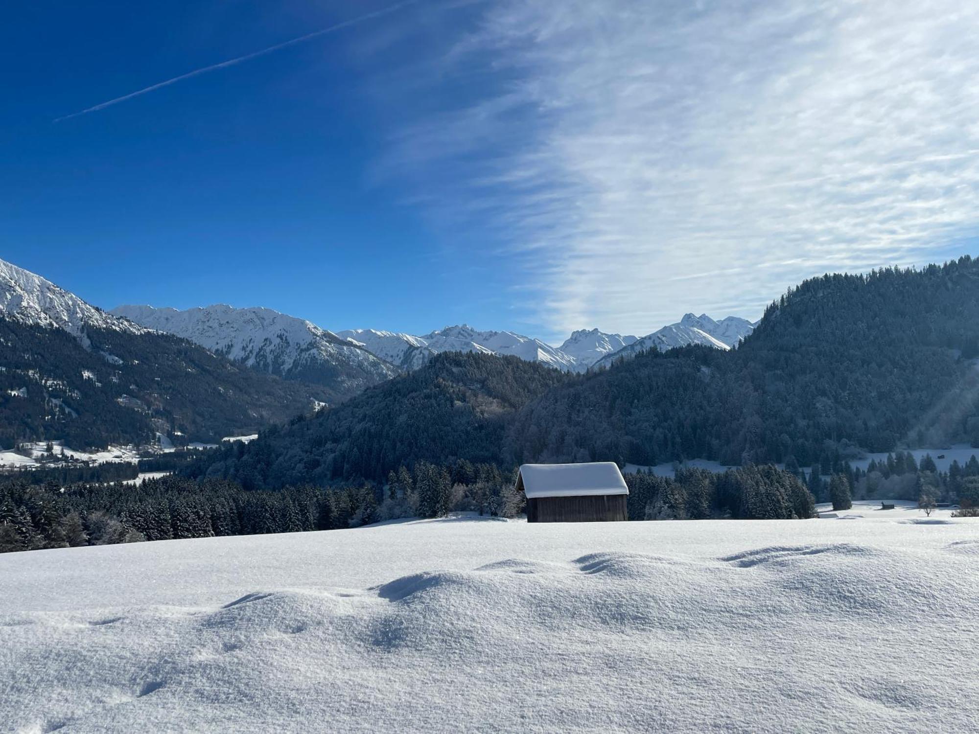 Hotel Garni Oberdorfer Stuben Obermaiselstein Exteriör bild