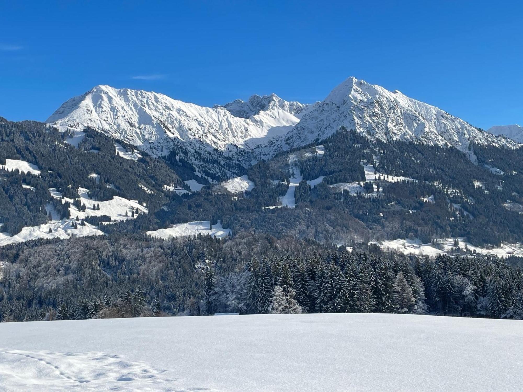 Hotel Garni Oberdorfer Stuben Obermaiselstein Exteriör bild