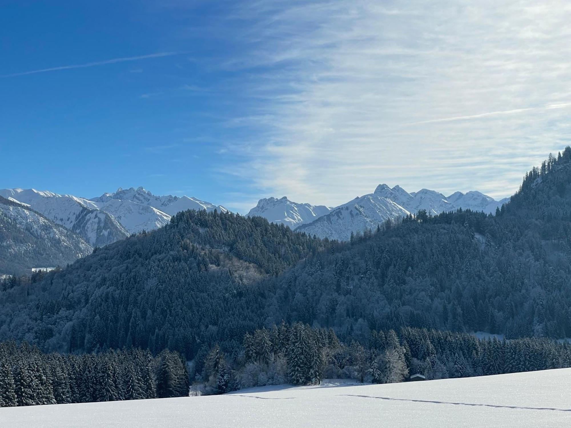 Hotel Garni Oberdorfer Stuben Obermaiselstein Exteriör bild