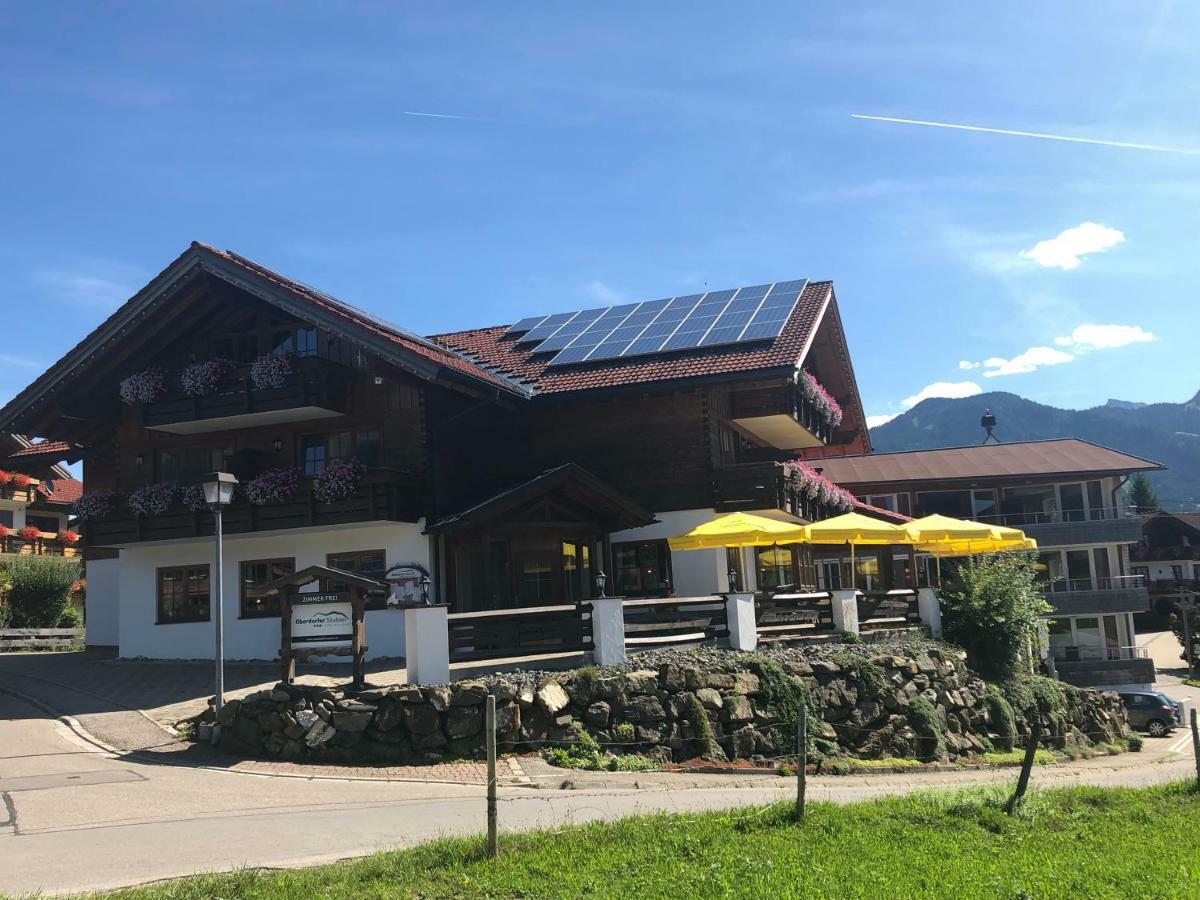 Hotel Garni Oberdorfer Stuben Obermaiselstein Exteriör bild
